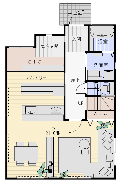 住みやすい間取りです! 住みやすい間取りです!
